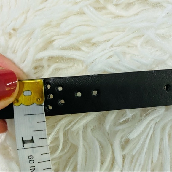 Classic Brown Brass Skinny Belt Size Small Fits from 24 1/2” up to 28 1/2” - Picture 5 of 7